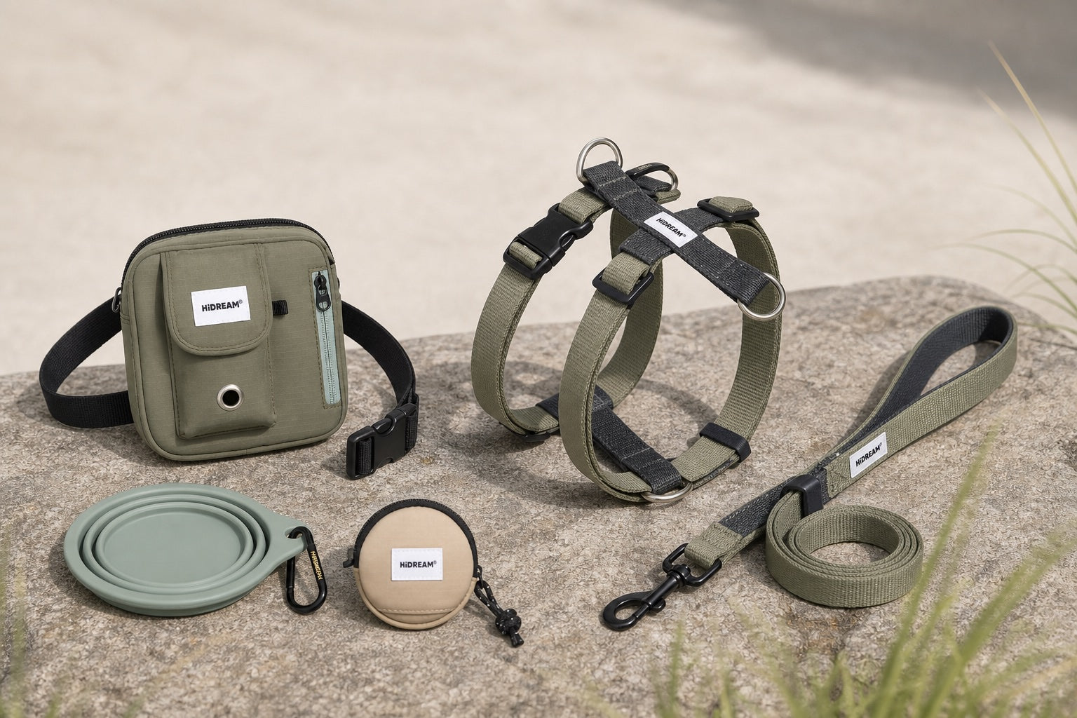 The complete Valley Walk Set arranged together